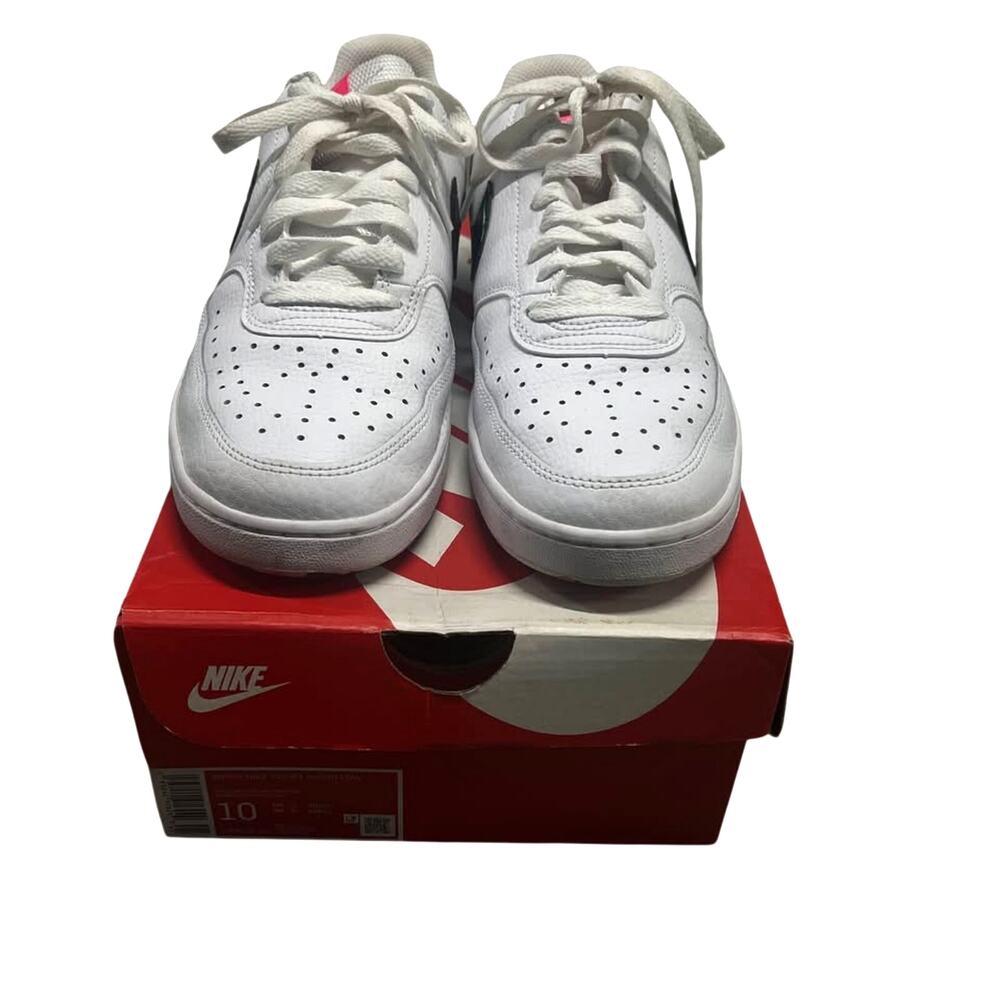 Nike Court Vision Low White Multi Swoosh ~ Women’s Size 10